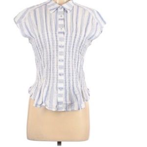 Anthropologie - Striped button down shirt - Size M